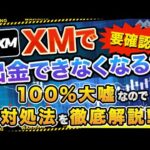 【XMで出金できなくなるは大嘘！】新しい入出金方法と注意点を徹底解説（FX自動売買 EA）