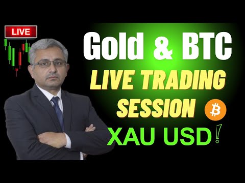 Gold Live Trading Session | XAU USD Analysis Learning with Practical | #crypto #BTC