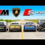 BMW XM v Lambo Urus v AMG G63 v Audi SQ8: DRAG RACE