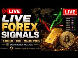 LIVE Forex Signals Today | XAUUSD Gold, BTCUSD & Major Pairs | Smart Money Analysis