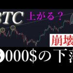 ⚠️バブル崩壊?下落やばい。BTCUSD