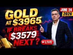 🔴 Gold $3,965 Floor Breaks! The $3,579 Drop Has Begun ? | XAUUSD Live Analysis 24th June 2026