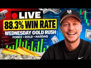 Live Trading Forex, Gold & NQ (XAUUSD RUSH Wednesday!)