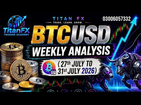 BTCUSD Weekly Analysis 27 to 31st July 2026