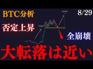【⚠️BTC”大転落は近い”】否定上昇は大騙しの下髭確定で。全崩壊の可能性が高い急落は必ず実体で狙撃しろ:トレーダーRedのBTCUSD分析/トレード手法