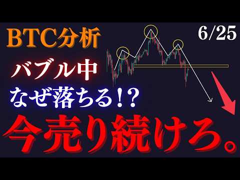 【⭐️BTC”今売り続けろ”。】現在下落バブル相場です。勝てるトレーダーはここで売ります:トレーダーRedのBTCUSD分析