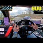 900HP BMW XM with EVENTURI INTAKE & AKRAPOVIC EXHAUST hits the AUTOBAHN!