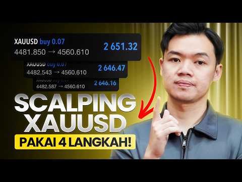 Begini Cara Saya Scalping XAUUSD, Cuman Pakai 4 Langkah