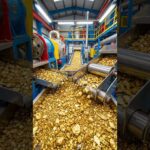 Watch Gold Become a Gold Necklace – the Incredible Transformation | Manufacturing Process #gold #USA