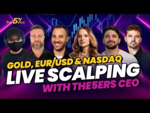 Live Scalping With The5ers CEO – Gold, EUR/USD & NASDAQ! | The5ers Live Trading Room