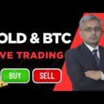 BTC & Gold Live Trading Session | XAU USD Analysis Learning with Practical | $3200 or 3300?