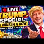 Live Trading Forex, Gold & NQ (XAUUSD Trump SPECIAL!!)