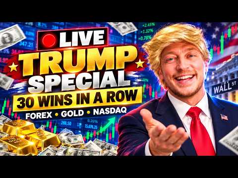 Live Trading Forex, Gold & NQ (XAUUSD Trump SPECIAL!!)