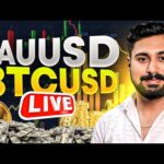 LIVE Trading 🔴 | Gold (XAUUSD) & Bitcoin (BTCUSD) |Real-Time Entries & Exits!
