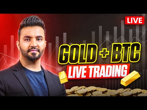 GOLD & BTC Live TRADING | XAUUSD Trading Live Stream | MSB FX