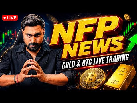 Live NFP News Gold (XAUUSD) & Bitcoin (BTCUSD) Trading Analysis| Newyork Session|07 AUGUST 2026