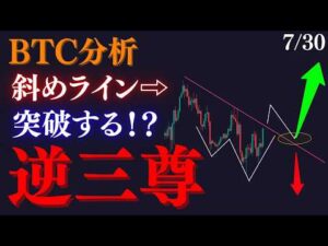 【🚀BTC”逆三尊”の出現！？】斜め抜け→右肩形成で68000へ。〇〇を下割れで暴落も想定必須です...トレーダーRedのBTCUSD分析/手法